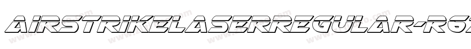 AirstrikeLaserRegular-R67W字体转换