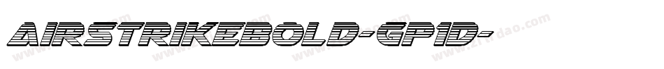 AirstrikeBold-Gp1D字体转换