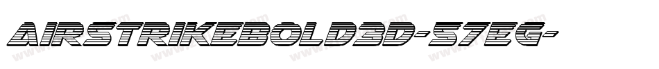 AirstrikeBold3D-57EG字体转换