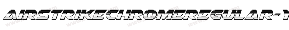 AirstrikeChromeRegular-yv2M字体转换