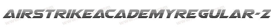 AirstrikeAcademyRegular-zwvD字体转换