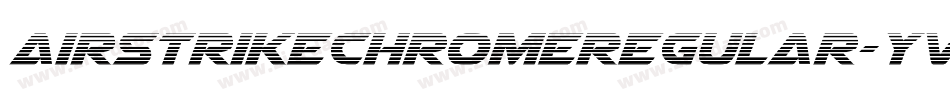 AirstrikeChromeRegular-yv2M字体转换
