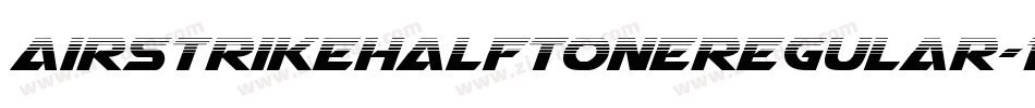 AirstrikeHalfToneRegular-1K0g字体转换