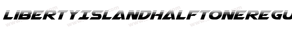 LibertyIslandHalfToneRegular-5GAa字体转换