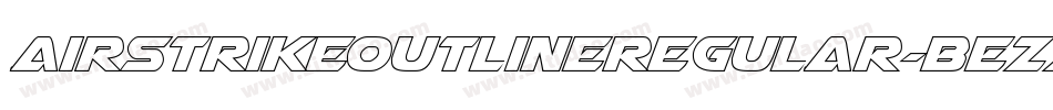AirstrikeOutlineRegular-BEzx字体转换