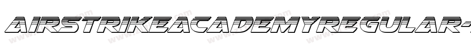 AirstrikeAcademyRegular-zwvD字体转换