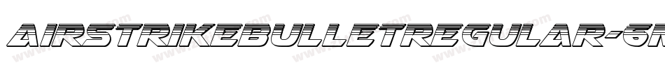 AirstrikeBulletRegular-6mOD字体转换