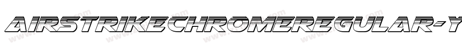 AirstrikeChromeRegular-yv2M字体转换