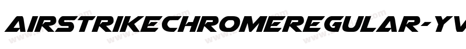 AirstrikeChromeRegular-yv2M字体转换