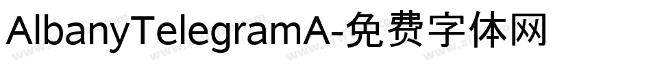 AlbanyTelegramA字体转换