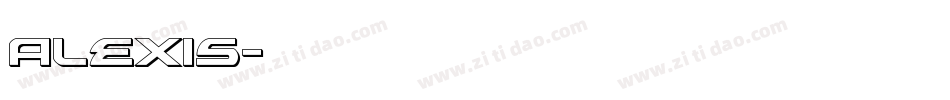 Alexis字体转换