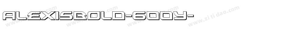 AlexisBold-600Y字体转换
