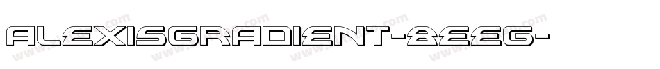 AlexisGradient-8EEg字体转换