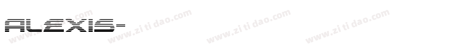 Alexis字体转换