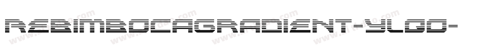 RebimbocaGradient-YlqO字体转换