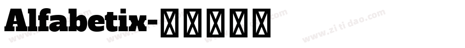 Alfabetix字体转换