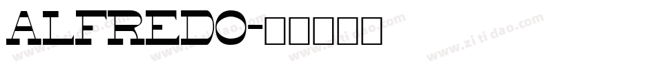 ALFREDO字体转换