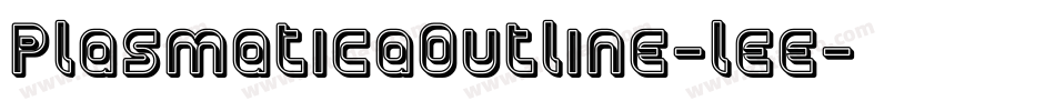 PlasmaticaOutline-lee字体转换