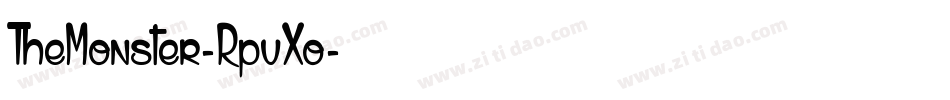 TheMonster-RpvXo字体转换 TheMonster-RpvXo字体转换