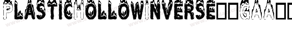 PlasticHollowInverse-8GAA字体转换