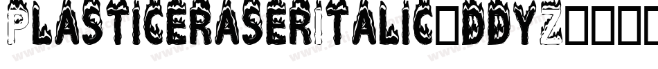 PlasticeraserItalic-ddyZ字体转换