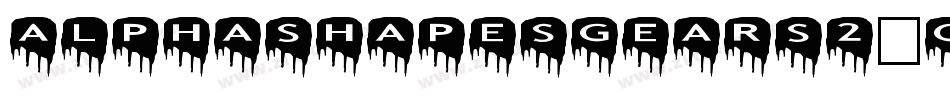 AlphashapesGears2-G0jD字体转换
