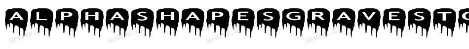 AlphashapesGravestones-RvEe字体转换