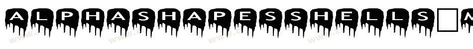 AlphashapesShells-mpxv字体转换