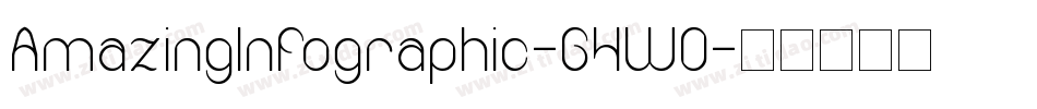 AmazingInfographic-G4WO字体转换