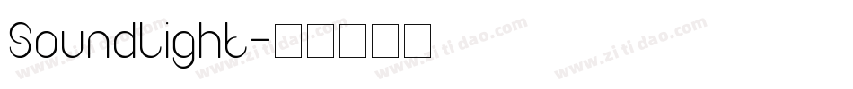 SoundLight字体转换
