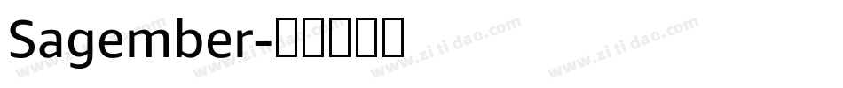Sagember字体转换