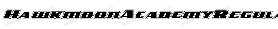 HawkmoonAcademyRegular-Jo9o字体转换