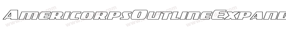 AmericorpsOutlineExpanded-7JrA字体转换
