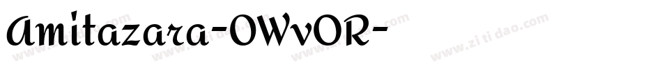 Amitazara-0WvOR字体转换