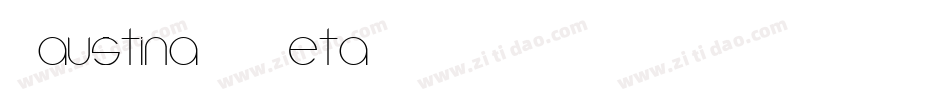FaustinaVFBeta字体转换
