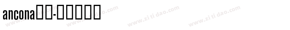ancona字体字体转换