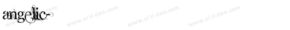 Angelic字体转换