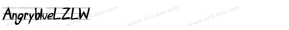 Angryblue-LZLW字体转换