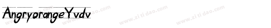 Angryorange-Yvdv字体转换