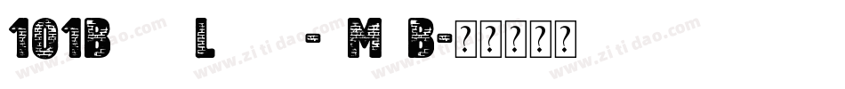 101BrickLayer-eMgB字体转换