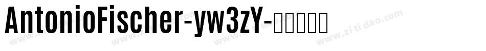 AntonioFischer-yw3zY字体转换