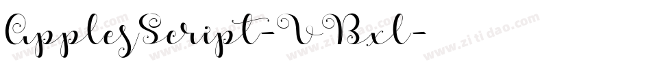 ApplesScript-VBxl字体转换
