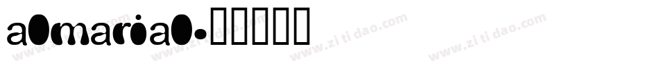 almarial字体转换