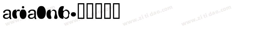 arialnb字体转换