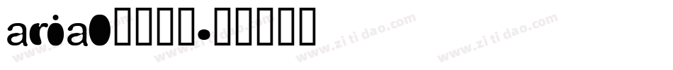 arial中文字体字体转换