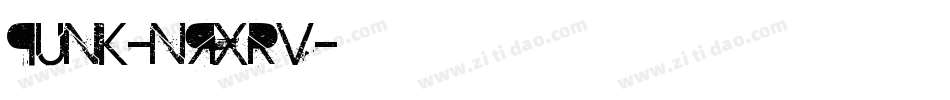 Punk-nRxrV字体转换