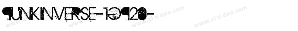 PunkInverse-1GP20字体转换
