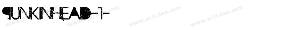Punkinhead-1字体转换