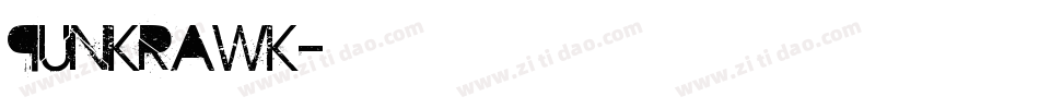 Punkrawk字体转换