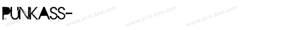 punkass字体转换